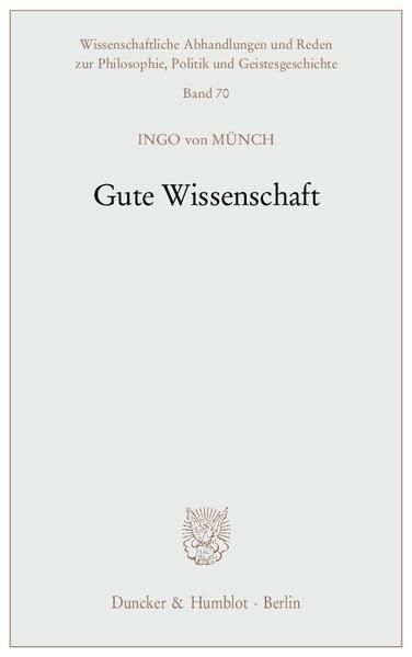 Produktbild: Gute Wissenschaft.