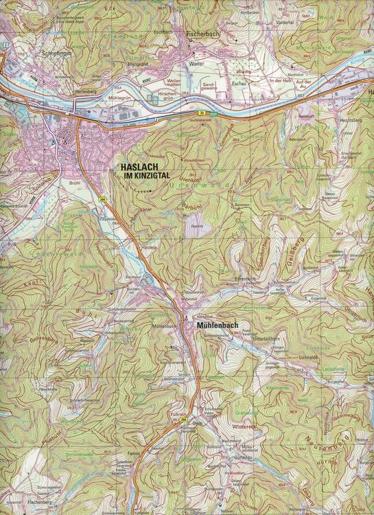 Produktbild: Haslach im Kinzigtal 1 : 25 000