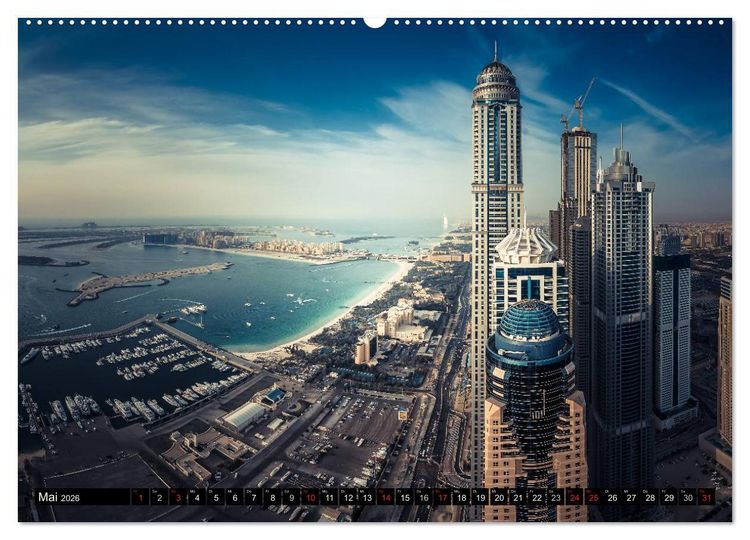 Produktbild: DUBAI - 2026 (Wandkalender 2026 DIN A2 quer), CALVENDO Monatskalender