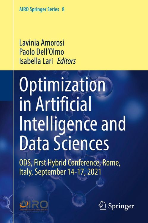Produktbild: Optimization in Artificial Intelligence and Data Sciences