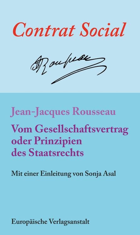 Produktbild: Vom Gesellschaftsvertrag oder Prinzipien des Staatsrechts