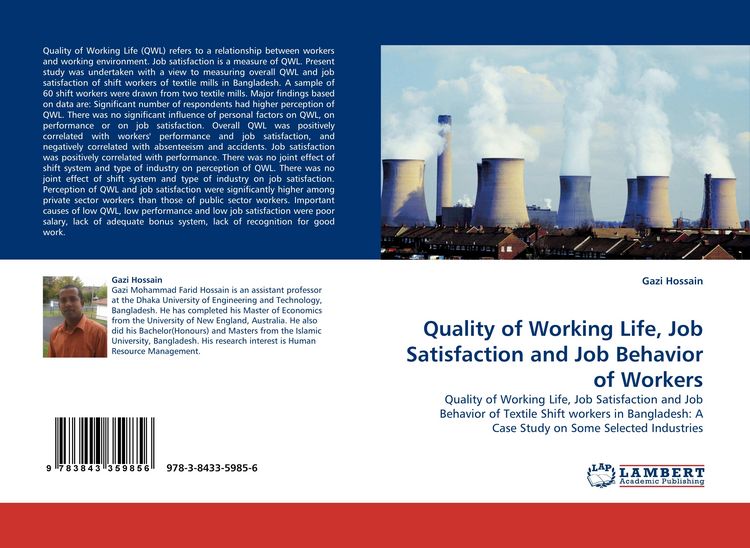 Produktbild: Quality of Working Life, Job Satisfaction and Job Behavior of Workers