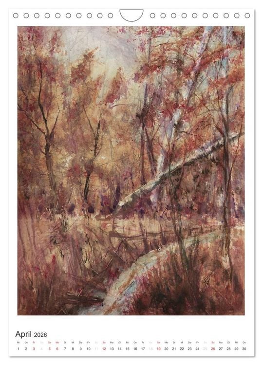 Produktbild: Ein Hauch von Impressionismus &ndash; Aquarelle von Isolde G&auml;nesch (Wandkalender 2026 DIN A4 hoch), CALVENDO Monatskalender