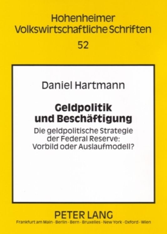 Produktbild: Geldpolitik und Besch&auml;ftigung