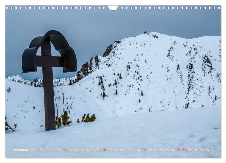 Produktbild: Gipfelkreuze auf bayerischen Bergen (Wandkalender 2027 DIN A3 quer), CALVENDO Monatskalender