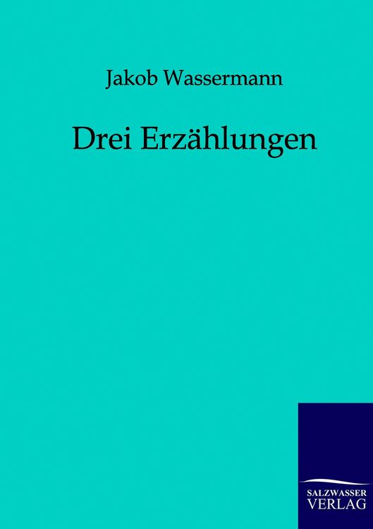 Produktbild: Drei Erz&auml;hlungen