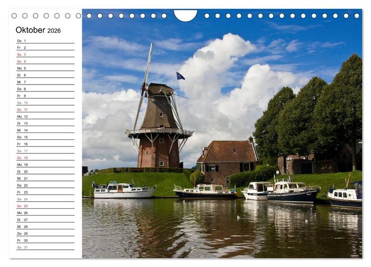 Produktbild: Friesland - Fryslan (Wandkalender 2026 DIN A4 quer), CALVENDO Monatskalender