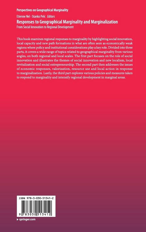 Produktbild: Responses to Geographical Marginality and Marginalization