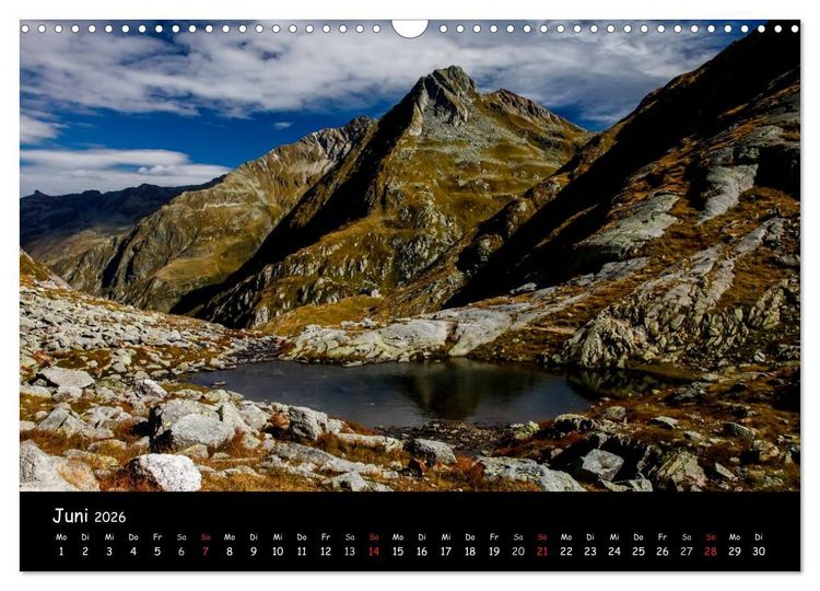 Produktbild: Die Surselva - das B&uuml;ndner Oberland (Wandkalender 2026 DIN A3 quer), CALVENDO Monatskalender