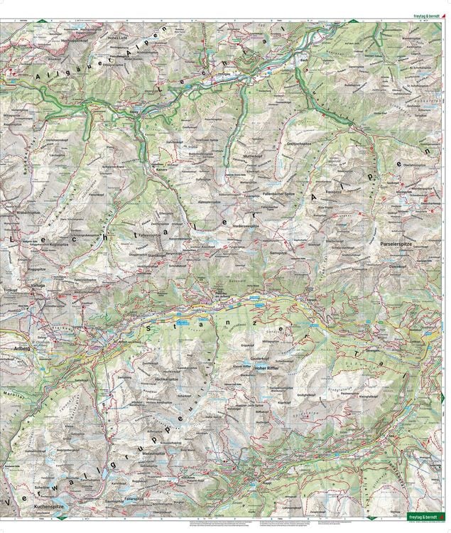 Produktbild: Freytag & berndt Wanderkarte WK 5504 Arlberg, Lech 1:35.000