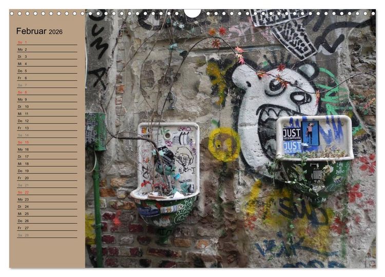 Produktbild: Street-Art Berlin (Wandkalender 2026 DIN A3 quer), CALVENDO Monatskalender
