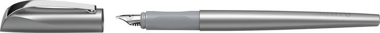 Produktbild: SCHNEIDER&reg; F&uuml;llfederhalter Kalligrafie Callissima Set, anthrazit Tintenpatrone ice blue
