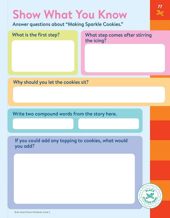 Produktbild: Brain Quest Phonics Workbook: Grade 2