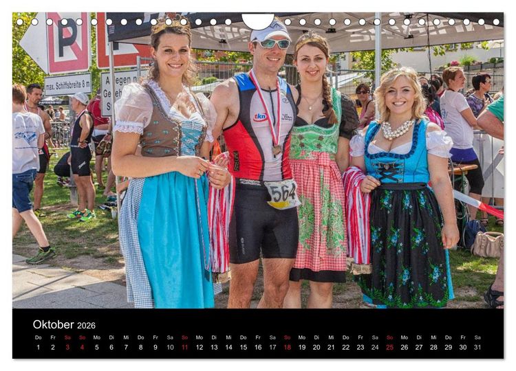 Produktbild: Fascination Triathlon (Wandkalender 2026 DIN A4 quer), CALVENDO Monatskalender