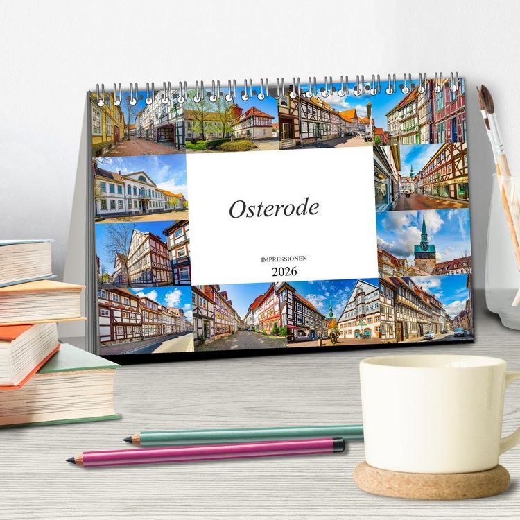 Produktbild: Osterode Impressionen (Tischkalender 2026 DIN A5 quer), CALVENDO Monatskalender