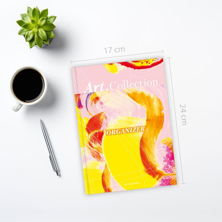 Produktbild: Terminplaner 2024/2025: Der ideale Terminkalender ohne Datum mit stabilem Hardcover. Organizer, Buchplaner aus der Art.Collection von Stay Inspired