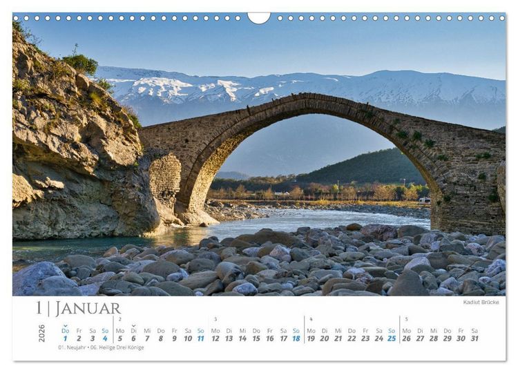 Produktbild: Albanien - wild, authentisch, abenteuerlich (Wandkalender 2026 DIN A3 quer), CALVENDO Monatskalender
