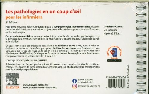 Produktbild: Les pathologies en un coup d'oeil pour les infirmiers