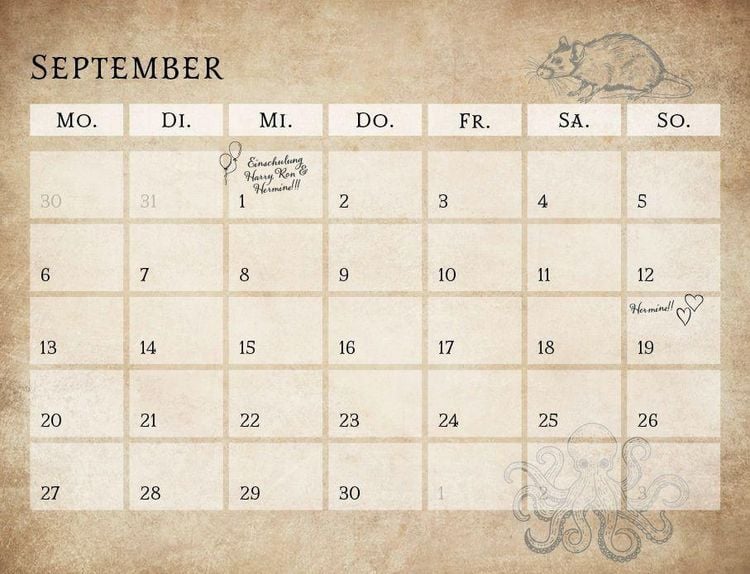 Produktbild: Der inoffizielle K&uuml;chenkalender f&uuml;r Harry Potter Fans 2027