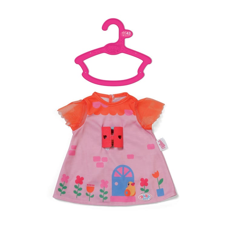 Produktbild: Zapf Creation BABY born Puppenkleidung Kleid Haus rosa 43cm