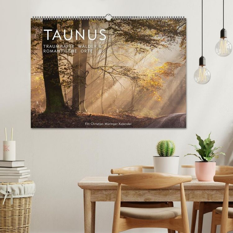 Produktbild: Taunus - Traumhafte W&auml;lder und romantische Orte (Wandkalender 2027 DIN A2 quer), CALVENDO Monatskalender