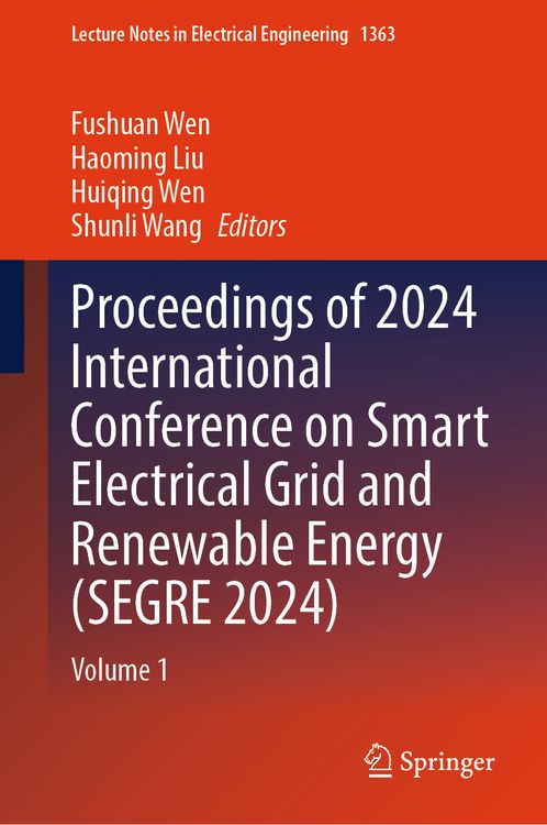 Produktbild: Proceedings of 2024 International Conference on Smart Electrical Grid and Renewable Energy (SEGRE 2024)