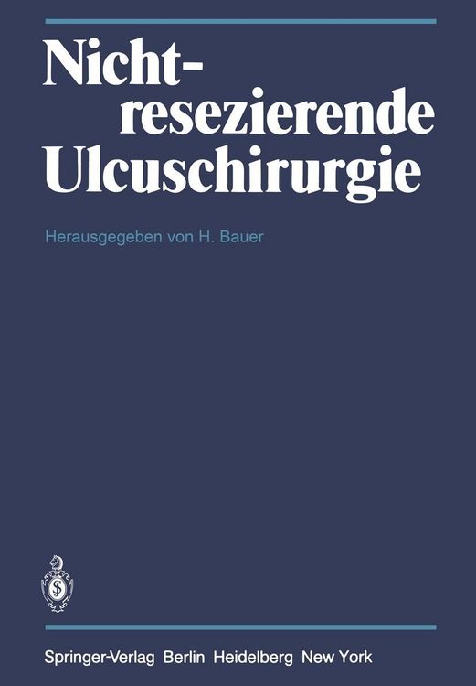 Produktbild: Nichtresezierende Ulcuschirurgie