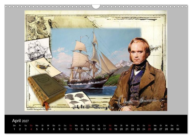 Produktbild: Schiffe im Spiegel ihrer Zeit (Wandkalender 2027 DIN A3 quer), CALVENDO Monatskalender
