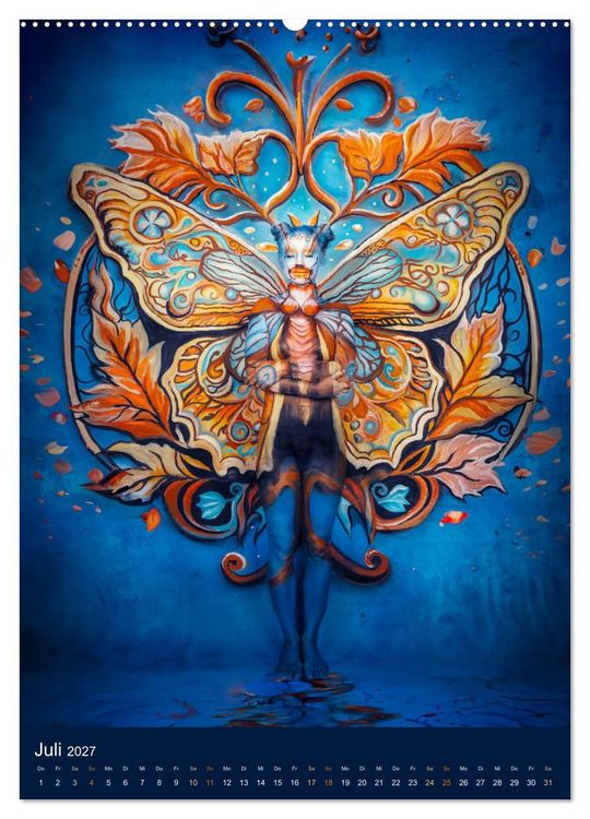 Produktbild: Bodypainting Adventures (hochwertiger Premium Wandkalender 2027 DIN A2 hoch), Kunstdruck in Hochglanz
