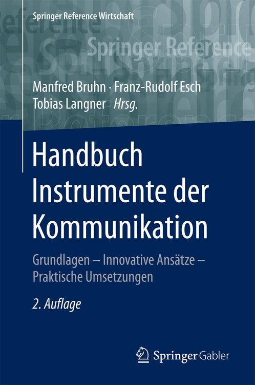 Produktbild: Handbuch Instrumente der Kommunikation