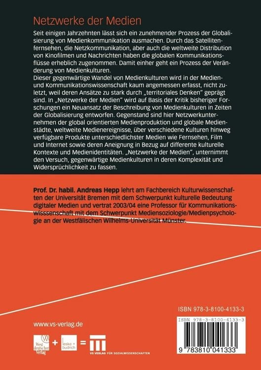 Produktbild: Netzwerke der Medien
