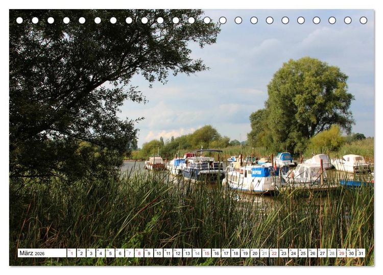 Produktbild: Wedel - Ein Spaziergang (Tischkalender 2026 DIN A5 quer), CALVENDO Monatskalender