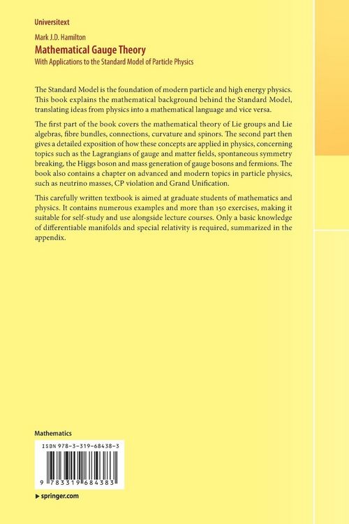 Produktbild: Mathematical Gauge Theory