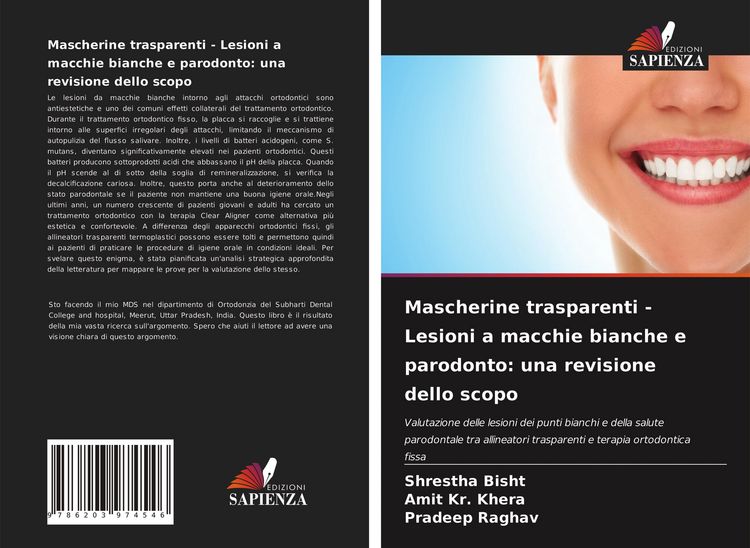 Produktbild: Mascherine trasparenti - Lesioni a macchie bianche e parodonto: una revisione dello scopo