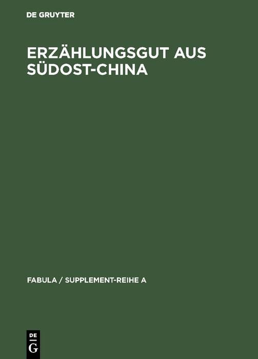 Produktbild: Erz&auml;hlungsgut aus S&uuml;dost-China