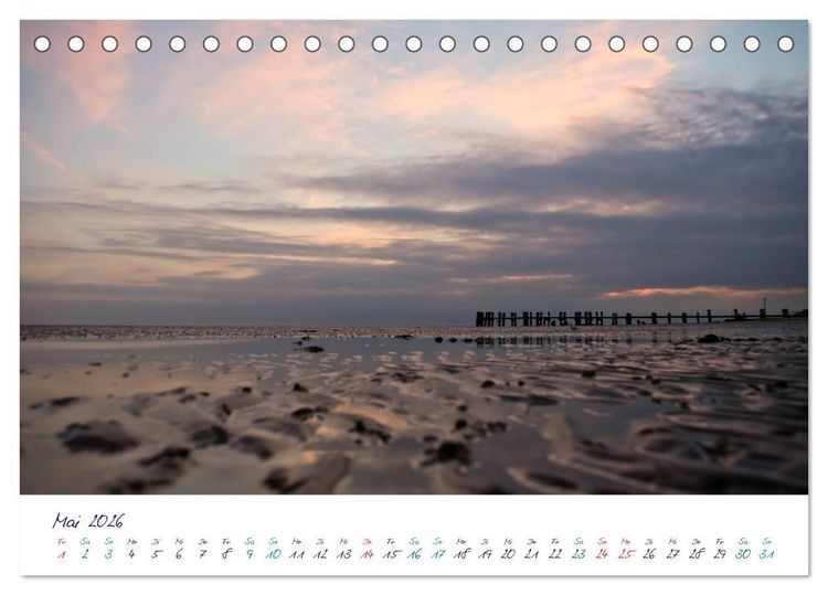 Produktbild: F&ouml;hr - Nordfriesische Trauminsel (Tischkalender 2026 DIN A5 quer), CALVENDO Monatskalender
