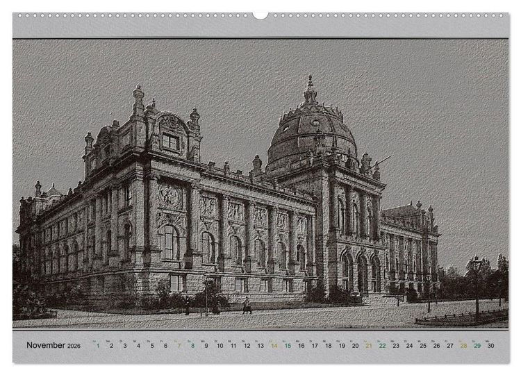 Produktbild: Hannover, alte Aufnahmen neu interpretiert. (hochwertiger Premium Wandkalender 2026 DIN A2 quer), Kunstdruck in Hochglanz