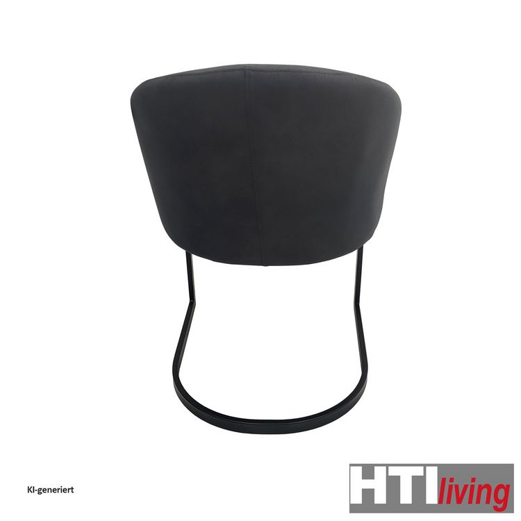 Produktbild: HTI-Living HTI-Living Esszimmerstuhl 2er Set Vemal Schwarz