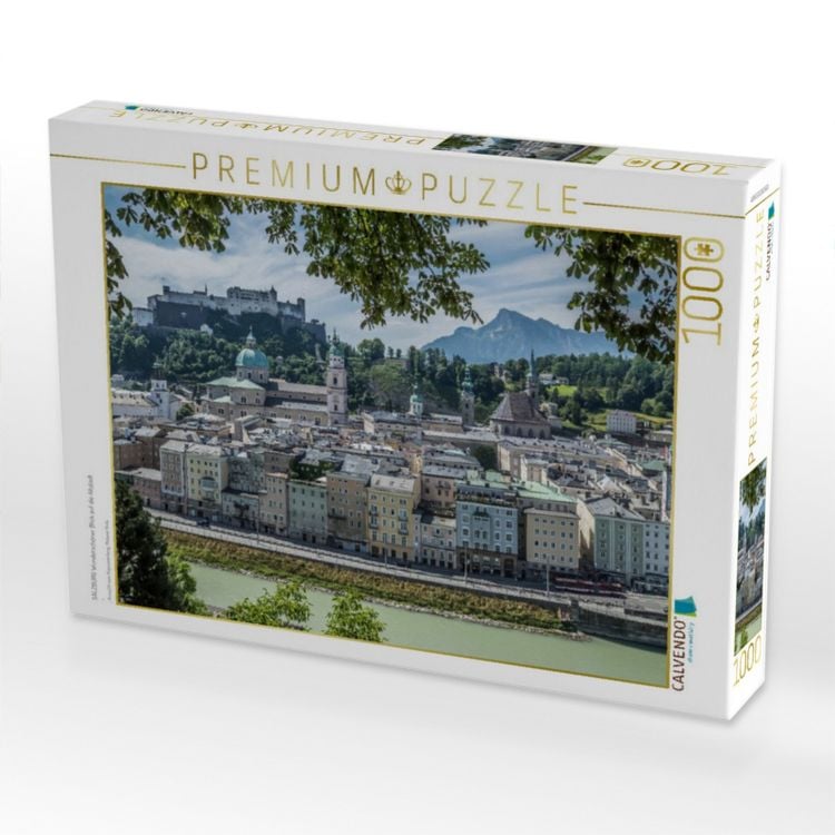 Produktbild: CALVENDO Puzzle SALZBURG Wundersch&ouml;ner Blick auf die Altstadt | 1000 Teile Lege-Gr&ouml;&szlig;e 64x48cm Foto-Puzzle f&uuml;r gl&uuml;ckliche Stunden