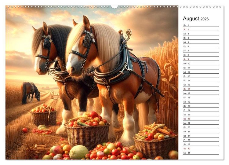 Produktbild: Tinker Tr&auml;ume - Ein Jahr auf zauberhaften Weiden (hochwertiger Premium Wandkalender 2026 DIN A2 quer), Kunstdruck in Hochglanz