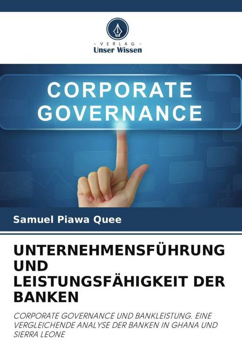 Produktbild: Unternehmensf&uuml;hrung und Leistungsf&auml;higkeit der Banken