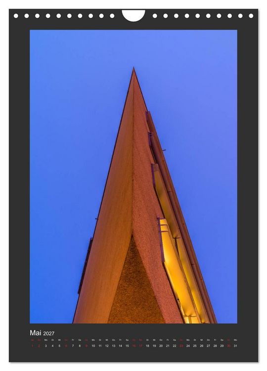 Produktbild: Plakative Architektur (Wandkalender 2027 DIN A4 hoch), CALVENDO Monatskalender