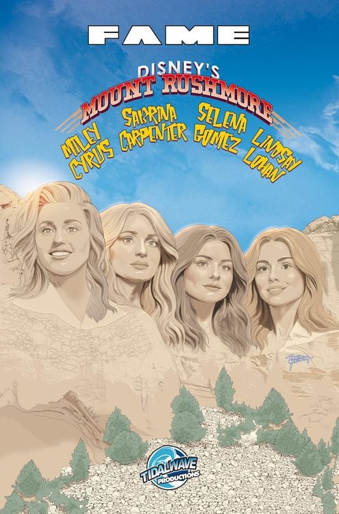 Produktbild: FAME: Disney Mount Rushmore: Miley Cyrus, Sabrina Carpenter, Selena Gomez and Lindsay Lohan