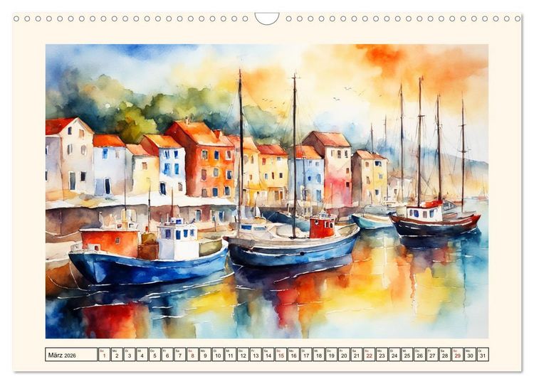 Produktbild: Facetten des Meeres (Wandkalender 2026 DIN A3 quer), CALVENDO Monatskalender