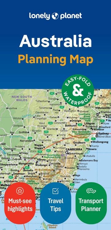 Produktbild: Lonely Planet Australia Planning Map