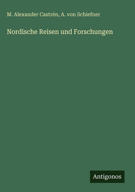 Produktbild: Nordische Reisen und Forschungen