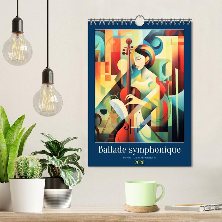 Produktbild: Ballade symphonique (Calendrier mural 2026 DIN A4 horizontal), CALVENDO calendrier mensuel