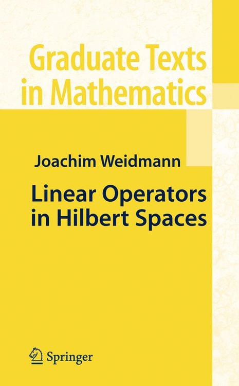Produktbild: Linear Operators in Hilbert Spaces