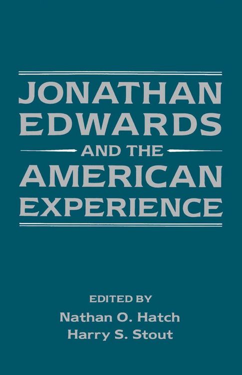 Produktbild: Jonathan Edwards and the American Experience
