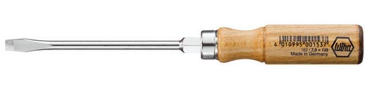 Produktbild: Wiha Werkstatt Schlitz-Schraubendreher Klingenbreite: 12 mm Klingenl&auml;nge: 200 mm